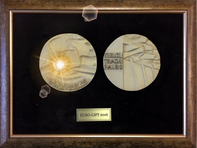 Medal dla Chmielewskiego za dźwigi z maszynownią i be maszynowni EuroLift 2016
